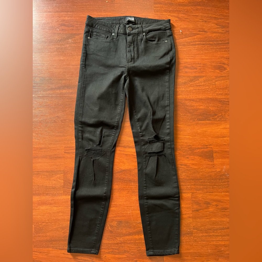 Black Paige jeans